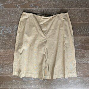 Banana Republic Khaki A-line Skirt | 14